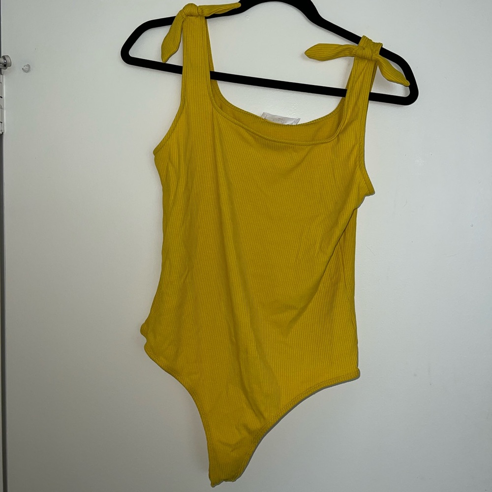 Yellow bodysuit NWT